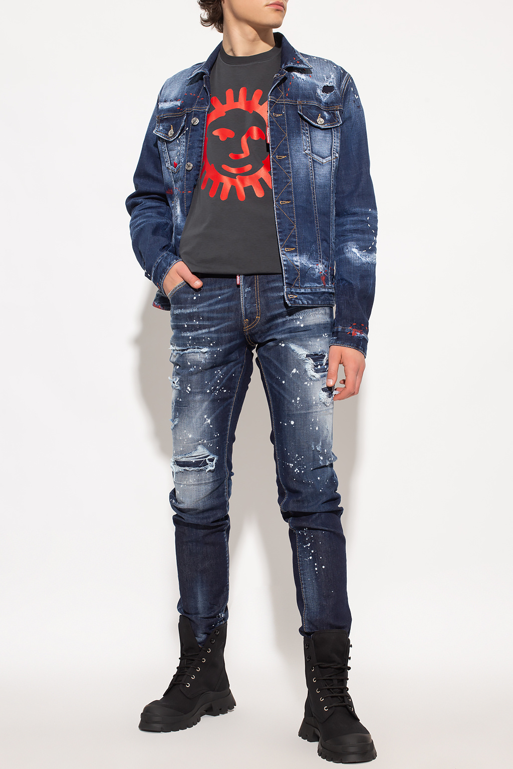 Dsquared2 'Dan' denim jacket | Men's Clothing | Vitkac